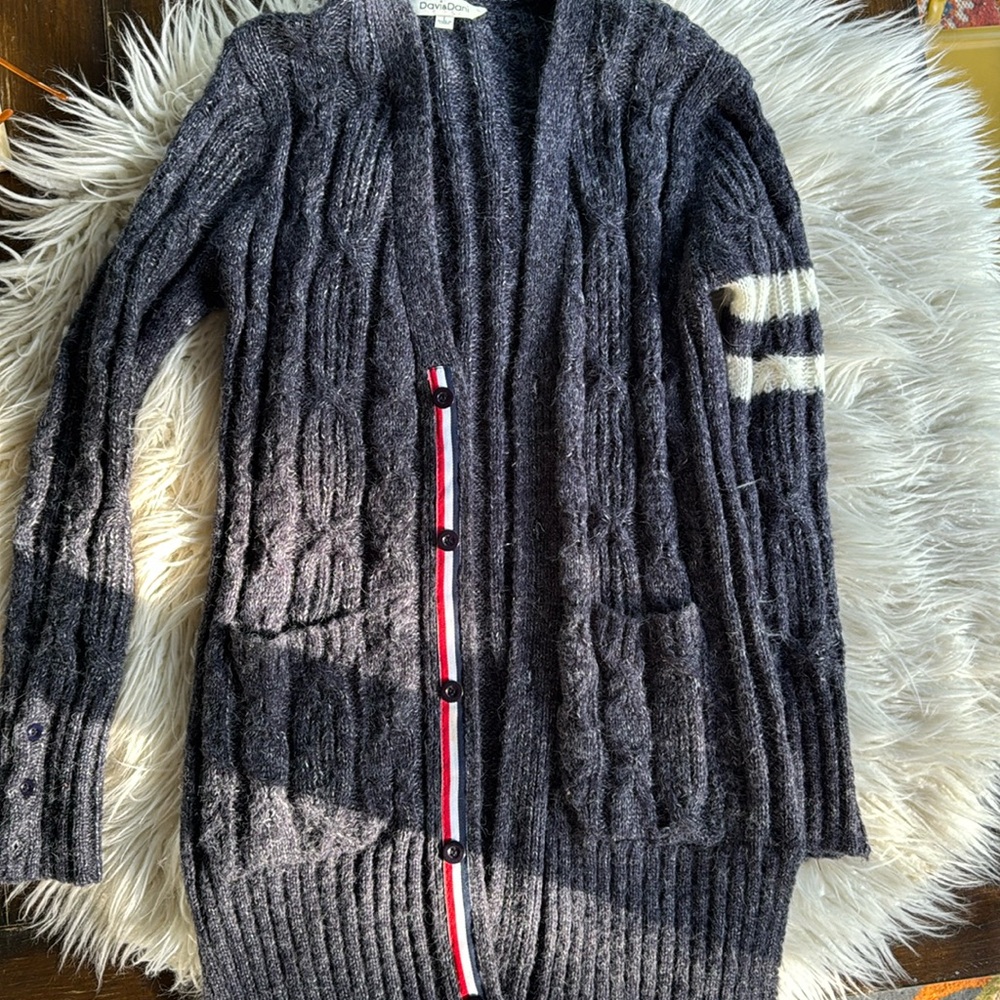 Davi&Dani long Cardigan Navy Women’s  LG